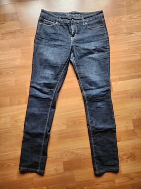 The Limited Vintage Dark Wash Skinny Jeans - Deep Blue